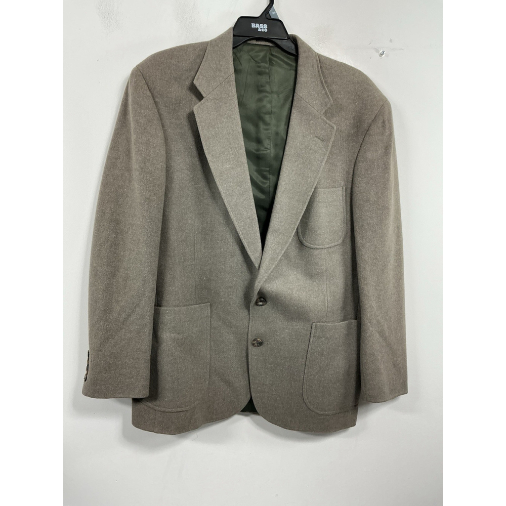 Mens Christopher Hayes Lined Sports Coat 44 R Brown Excellent
